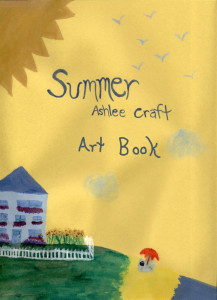 Summer Poetry Art Book by Ashlee Craft - Cover